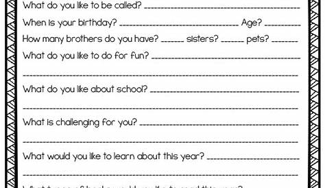 student worksheets printables