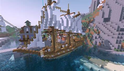Minecraft Pirate Ship Schematic