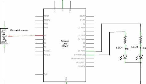 ir sensor circuit diagram with arduino