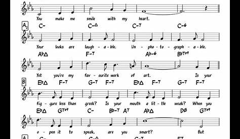 My Funny Valentine sheet music for Piano download free in PDF or MIDI