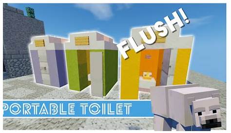 Minecraft - How To Make A Portable Toilet Minecraft Project