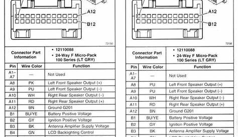 wiring diagram for bose car stereo 2006 gmc