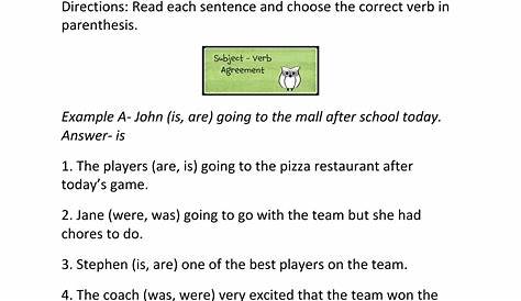 Subject Verb Agreement (1)