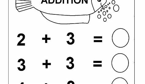 Beginner Addition – 6 Kindergarten Addition Worksheets / FREE Printable
