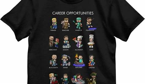 Minecraft - Minecraft Careers Graphic T Shirt (Little Boys) - Walmart