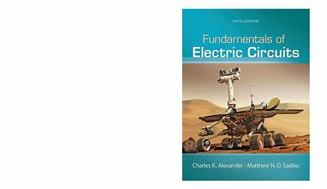 Fundamentals of Electric Circuits (5th Ed) - StuDocu