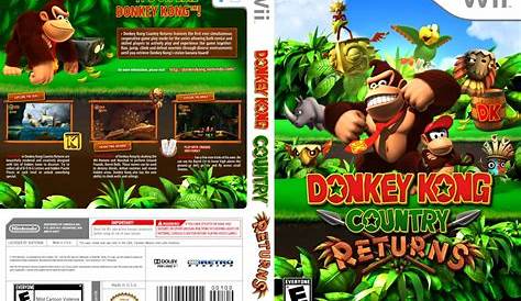 Donkey Kong Country Wii Back Of The Manual