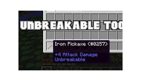 Unbreakable Tools without enchantments!! Minecraft Blog