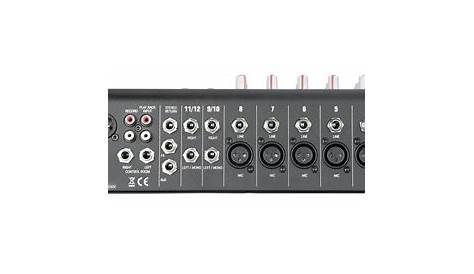 Compact 12 Channel Mixer with USB/SD Bluetooth - Mixing Desks