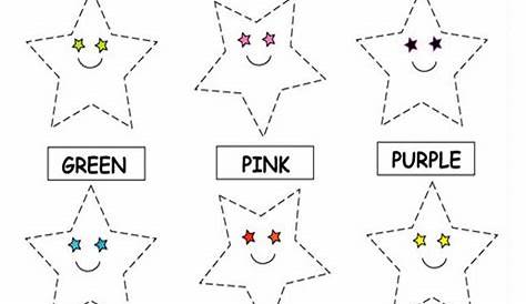star worksheets for preschool