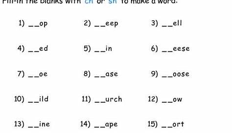 16 Best Images of SH And Th Worksheets - Free Sh CH Th Digraph