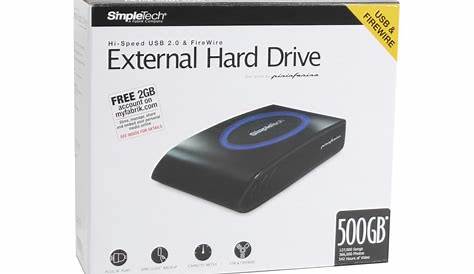SimpleTech SimpleDrive 500GB USB 2.0 / Firewire400 3.5" External Hard