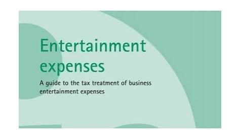 Entertainment expenses