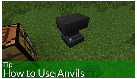 Tip: How to Use Anvils in Minecraft - YouTube