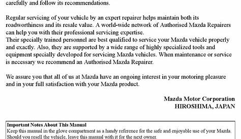 MAZDA MAZDA3 2019 OWNER'S MANUAL Pdf Download | ManualsLib