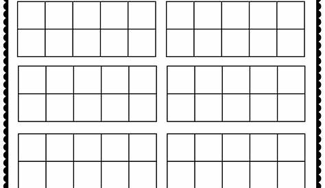 18 Best Images of Ten Frame Math Worksheets - Kindergarten Ten Frame