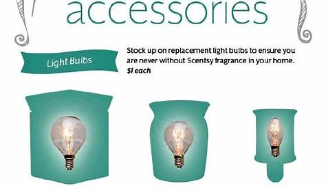 scentsy bulb size chart