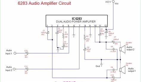 6283 Audio Amplifier Circuit