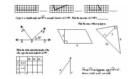 Data Illustrated: Resources - Geometry Worksheets