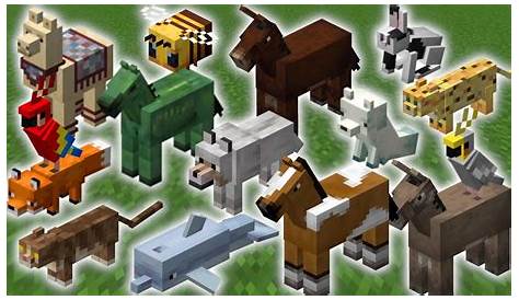 what animals can you ride in minecraft