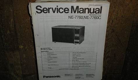 Panasonic Inverter Microwave Repair Manual
