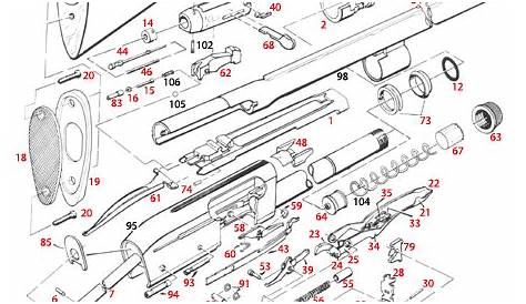 Remington® 1100 Special Field Schematic - Brownells UK