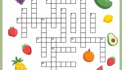 Easy Free Printable Crossword Puzzles