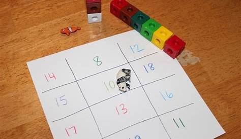 Preschool Math Game for Learning Larger Numbers - Frugal Fun For Boys
