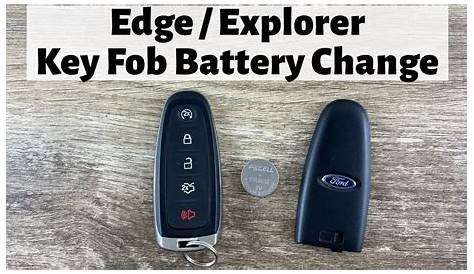 Ford Edge / Explorer Remote Key Fob Battery Replacement How To Remove