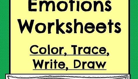 social and emotional learning worksheets