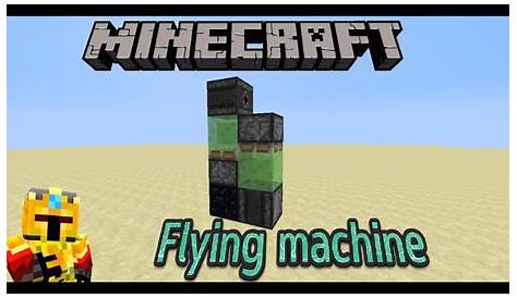 How To Build A Flying Machine In Minecraft Pe