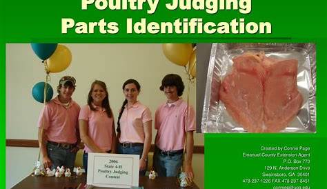 poultry judging manual