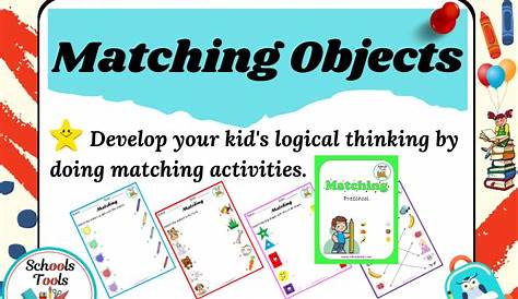 matching objects worksheet