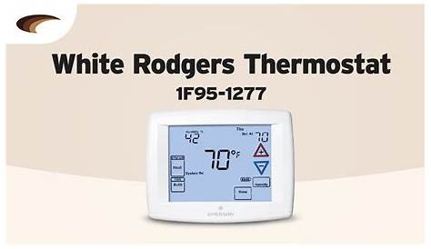 The White Rodgers 1F95-1277 Thermostat - YouTube