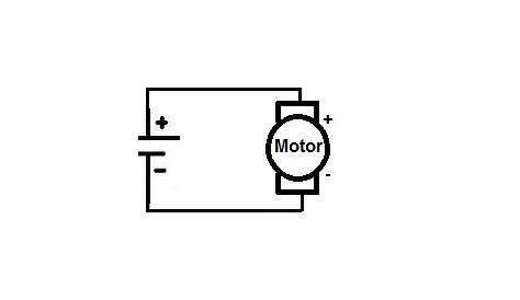simple dc motor circuit diagram