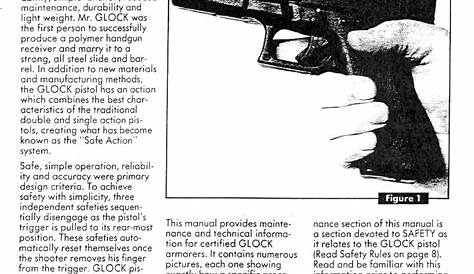 Glock Armorer 17, 19, 20, 21, 22, 23, 17L Instruction Manual