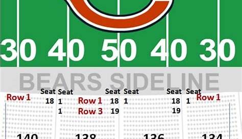 Soldier Field Seating Chart with Views, Rows, Seat Numbers