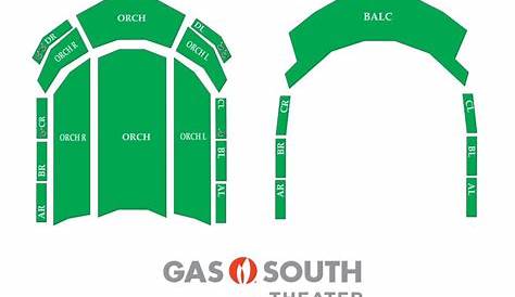 gaslight theatre seating chart