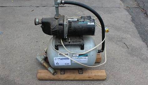 wayne shallow well pump with pressure tank