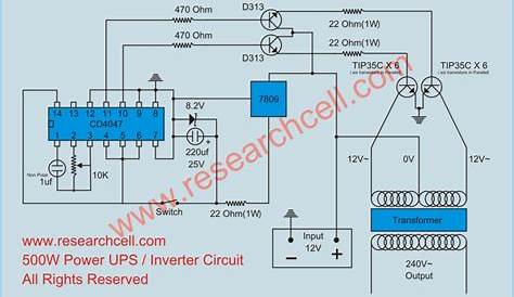 1kv inverter circuit diagram