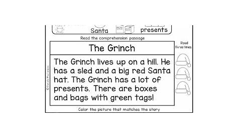 grinch worksheets