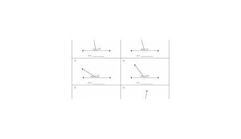 complementary supplementary angles worksheets