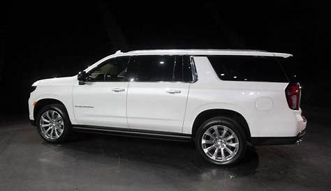 2021 Chevy Tahoe White With Black Rims Car Wallpaper | Images and