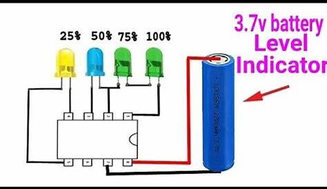 3.7v Battery Charger and control With 4 LED Indicators - YouTube