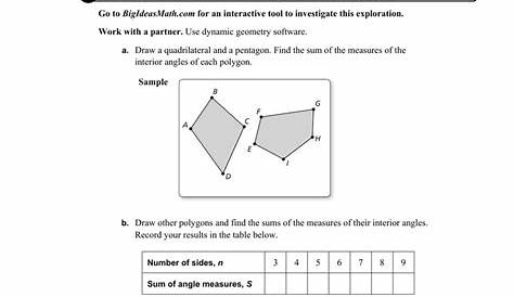 Angles In Polygons Worksheet Answers — db-excel.com