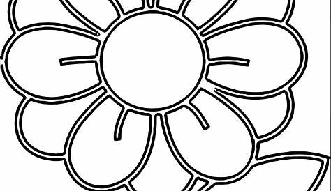 Best Flower Coloring Page | Wecoloringpage.com