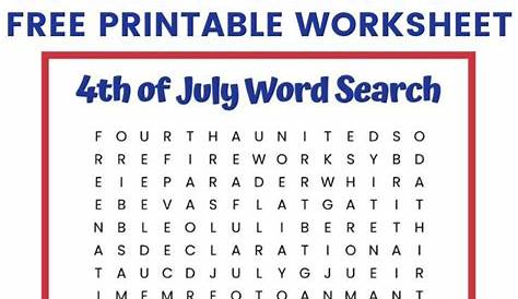 printable 4th of july games