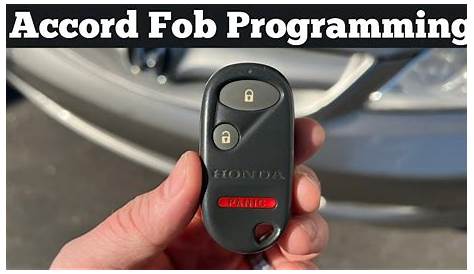 1997 - 2002 Honda Accord Remote Key Fob Programming - How To Program