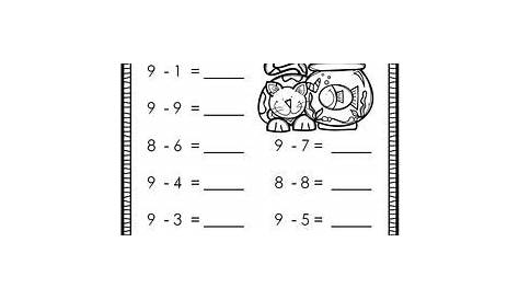 Addition and Subtraction Worksheets BUNDLE | Kindergarten subtraction