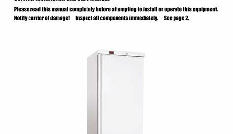 Maxx Cold MXX-23F Use and Care Manual | Manualzz